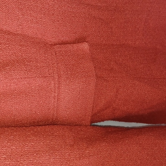 FOCUS 2000 Coat Women's 12 Burnt Orange Retro Two Front Pocket Lining - Picture 4 of 9